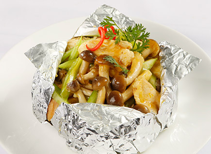 Read more about the article Ức gà nướng với nấm cho cơm tối thêm ngọt ngào